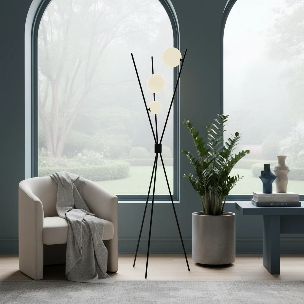 Orion Trio Globe Floor Lamp - Image 4