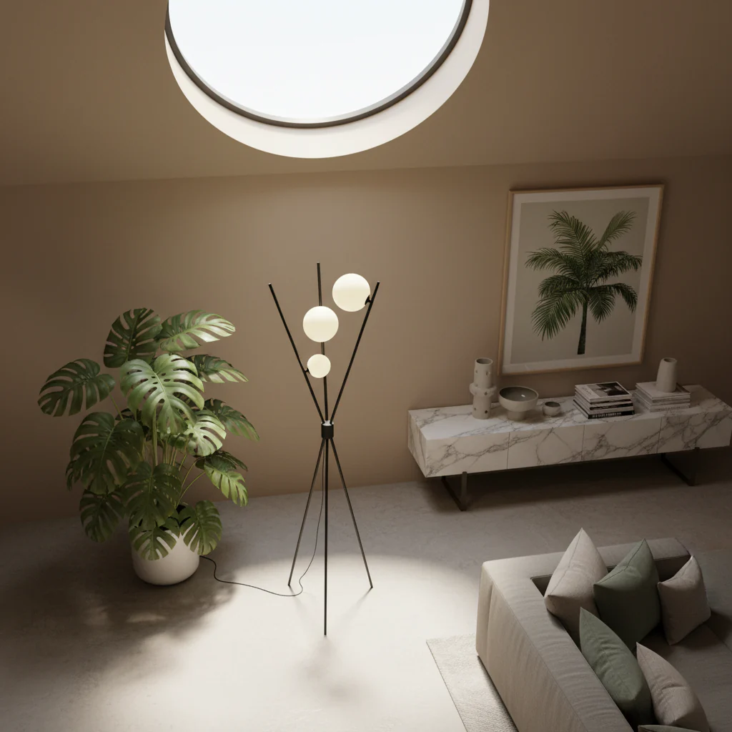 Orion Trio Globe Floor Lamp - Image 6