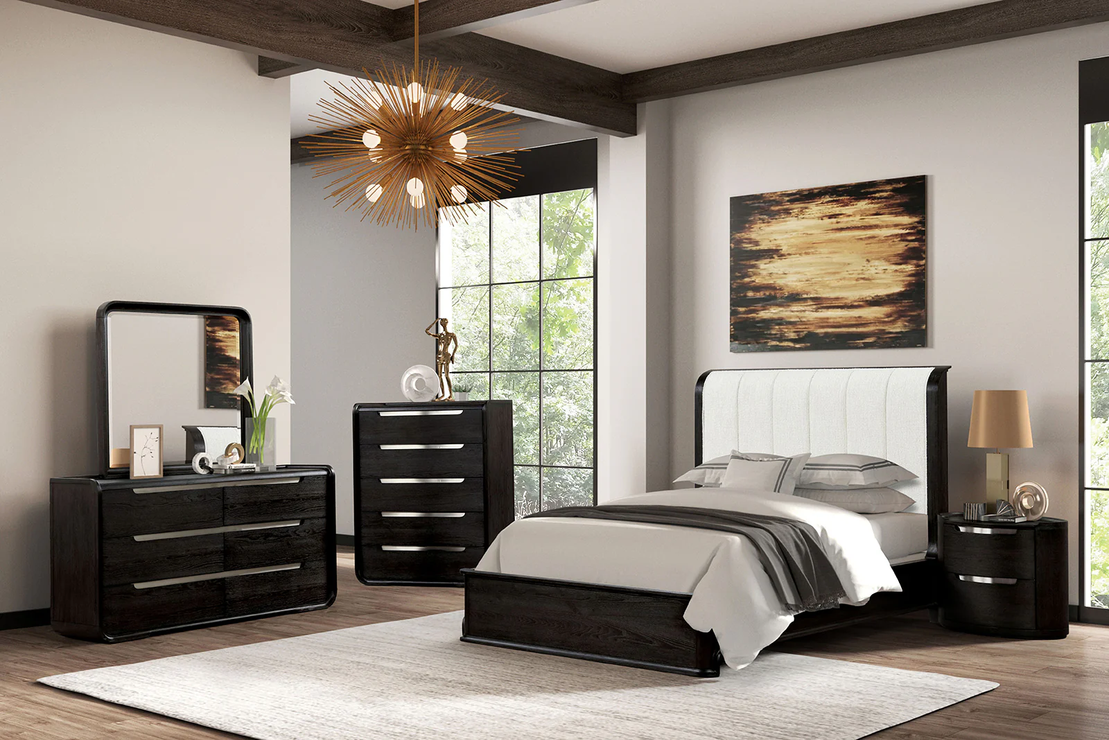 Osterley Modern Contemporary Bed - Image 3