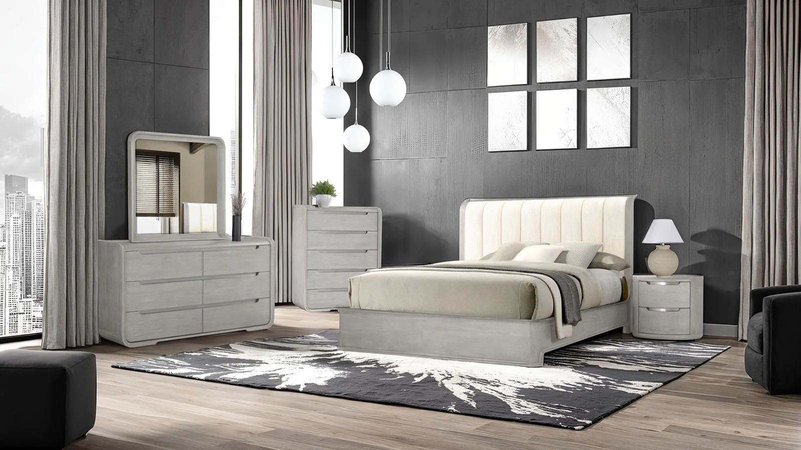 Osterley Modern Contemporary Bed - Image 5