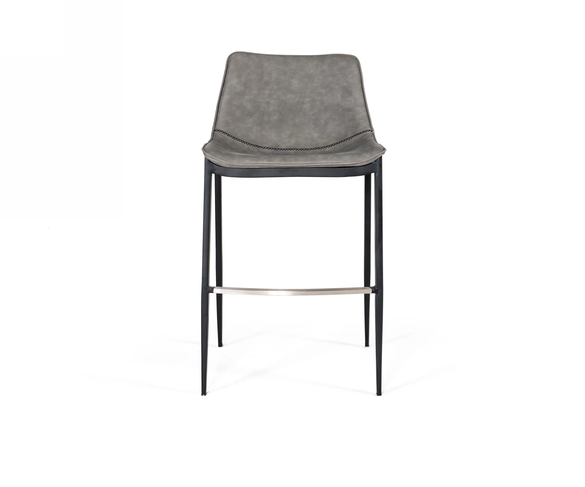 Padded Leather Barstool ( Set of 2 ) - Image 3