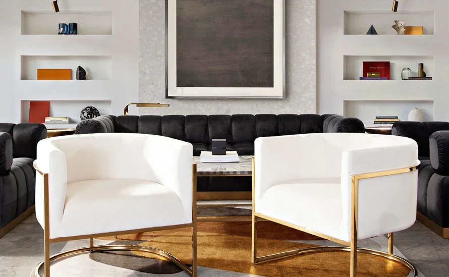 Panache Velvet Accent Chair - Image 2