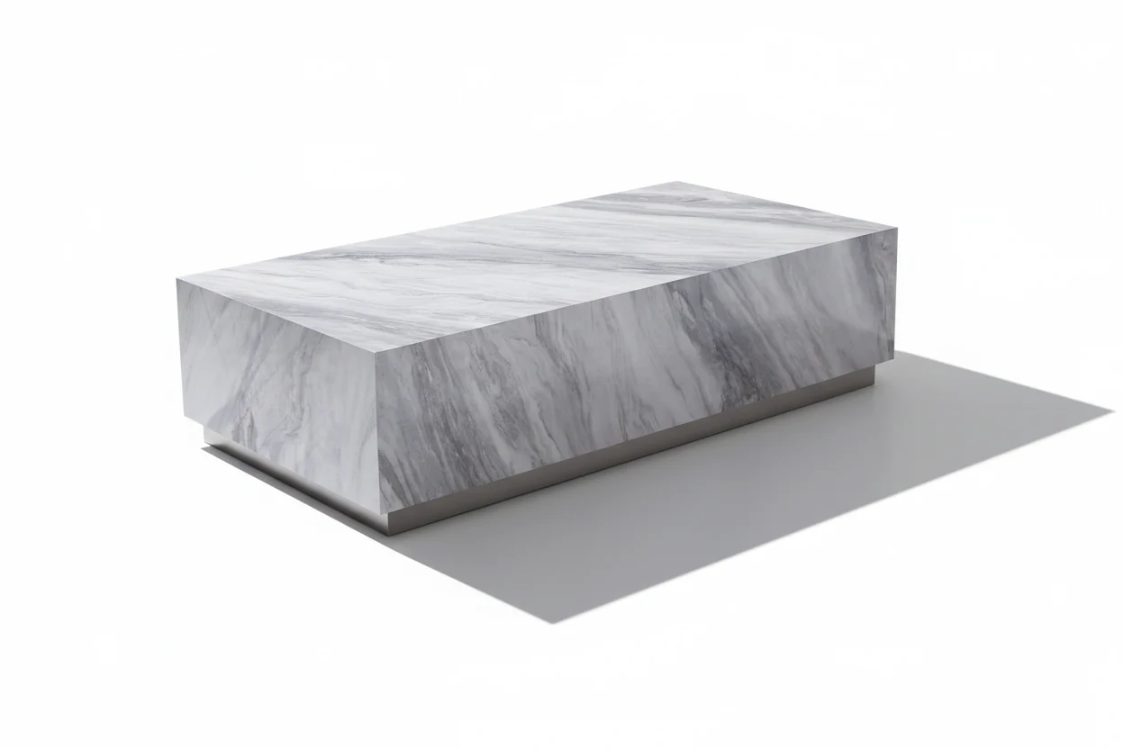 Perseus Sintered Stone Rectangle Coffee Table - Image 13