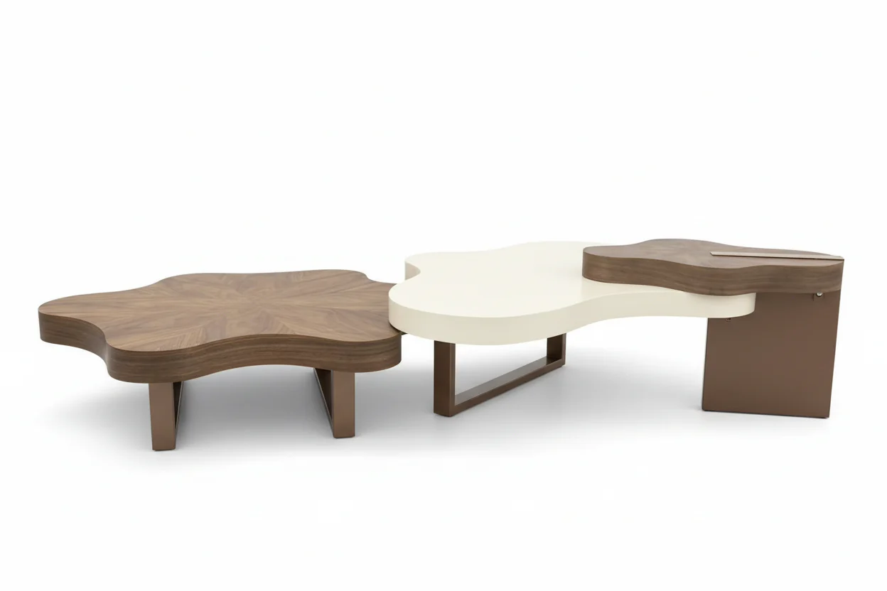 Petal Harmony Coffee & Side Table