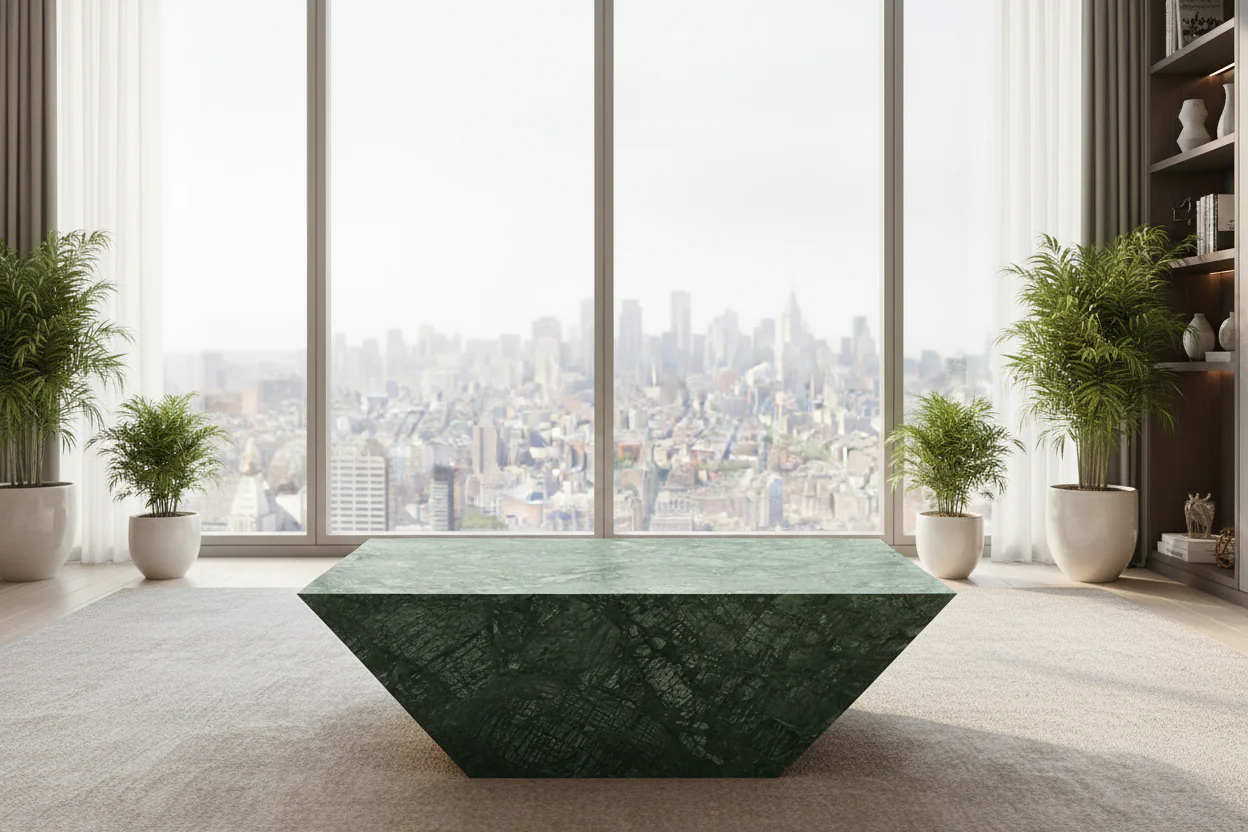 Pistachio Marble Coffee Table - Image 3