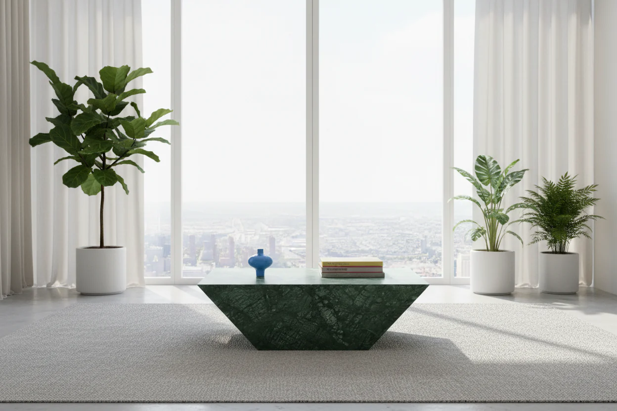 Pistachio Marble Coffee Table - Image 4