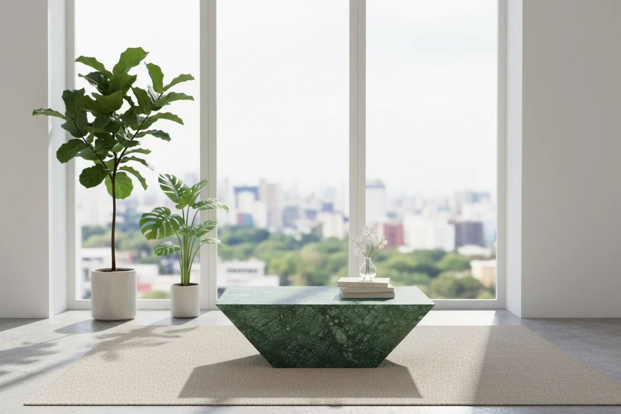 Pistachio Marble Coffee Table - Image 5