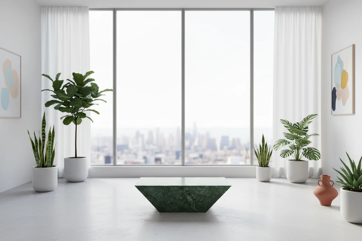 Pistachio Marble Coffee Table - Image 6