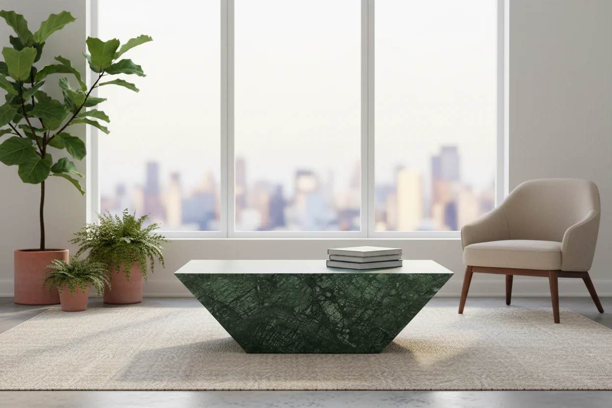 Pistachio Marble Coffee Table - Image 8