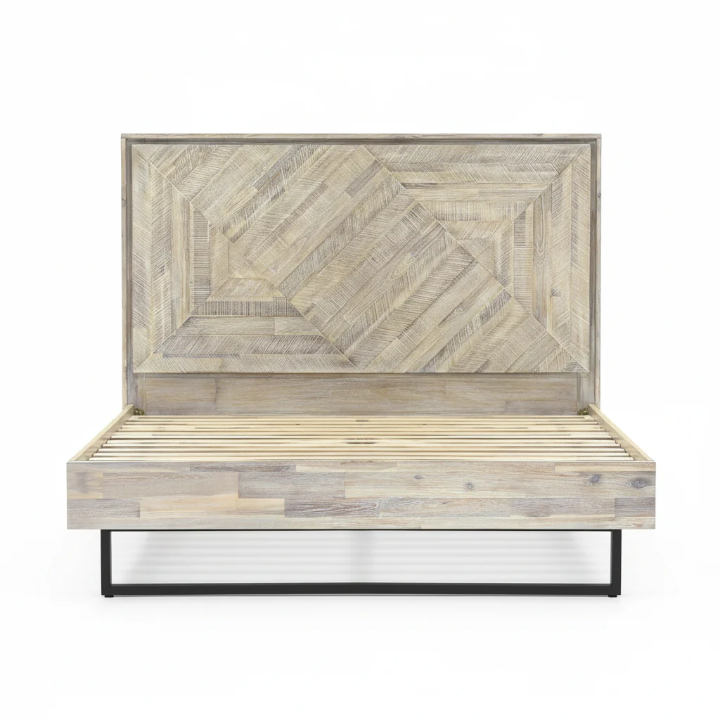 Prescott Rustic Modern Platform Bed