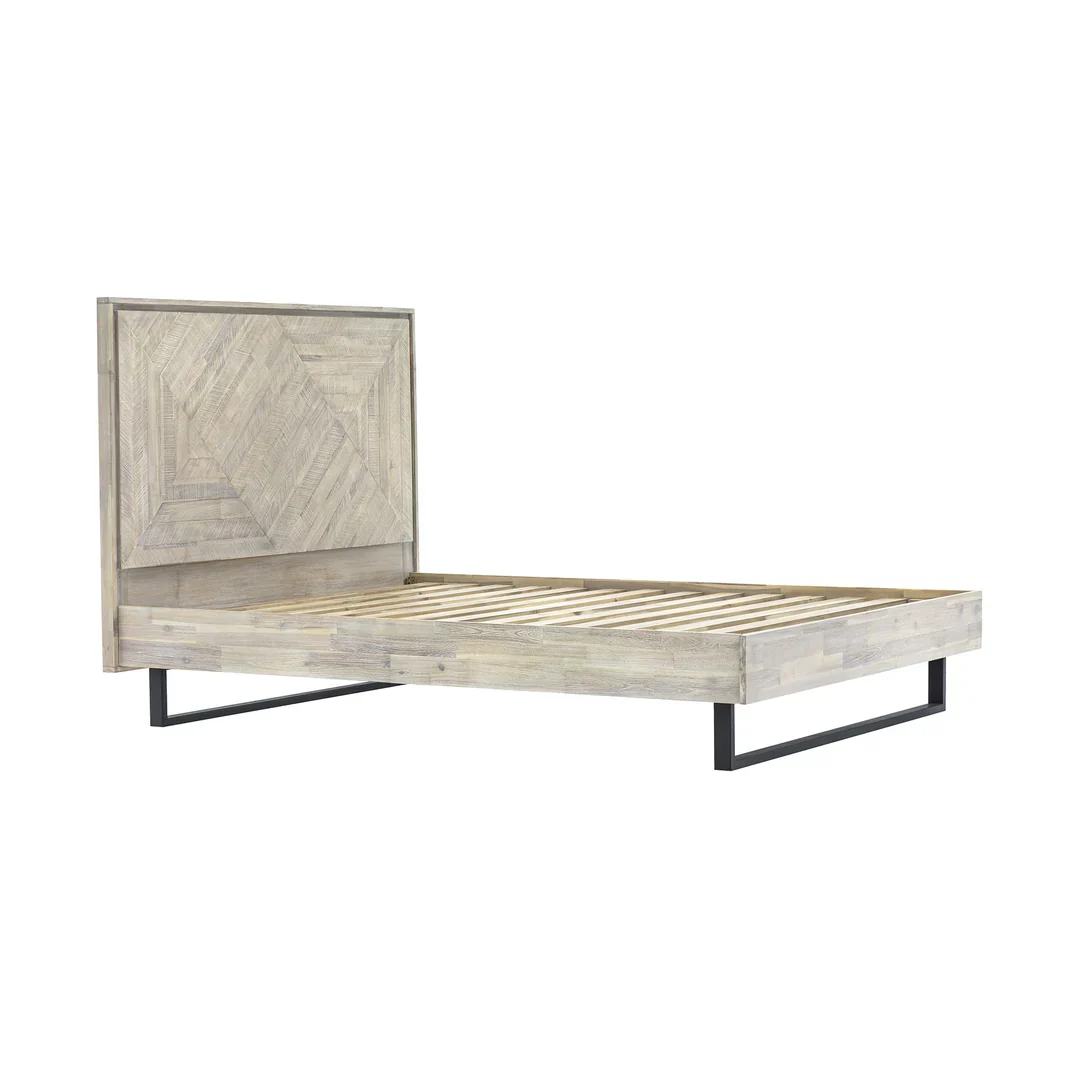 Prescott Rustic Modern Platform Bed - Image 3