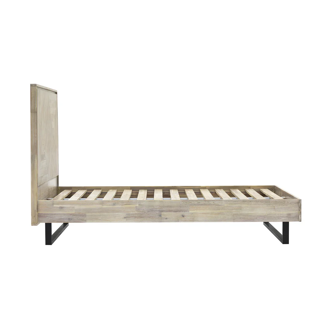 Prescott Rustic Modern Platform Bed - Image 4
