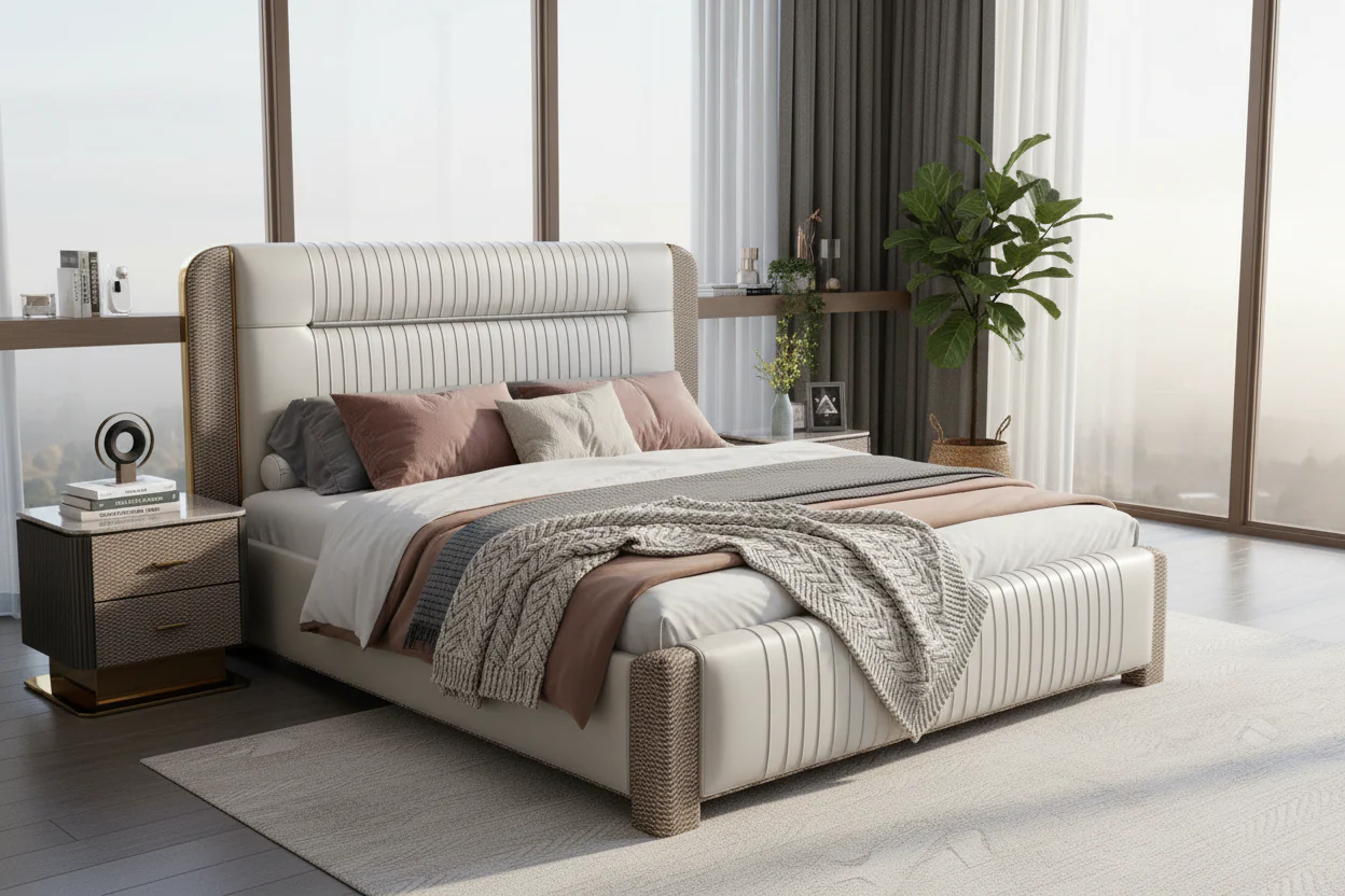 Prestige Grande Leather Bed - Image 3