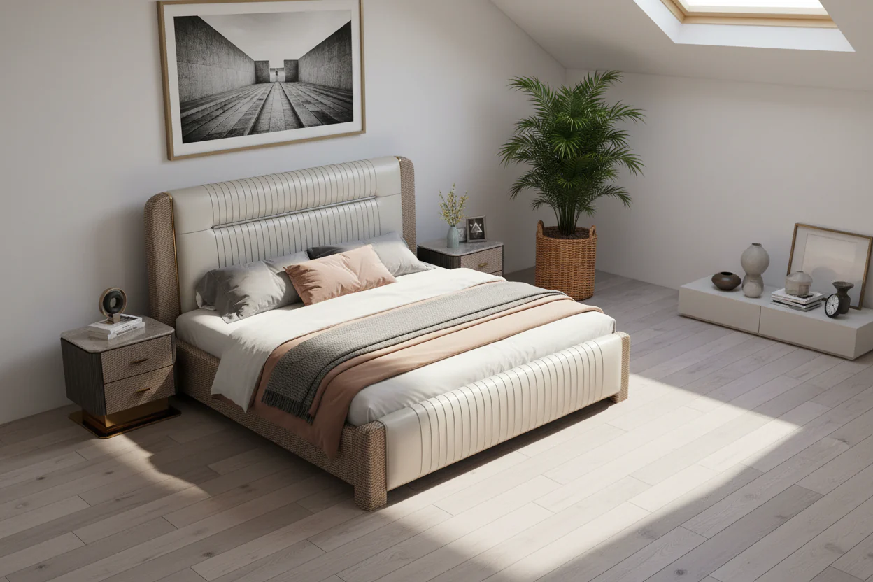 Prestige Grande Leather Bed - Image 4