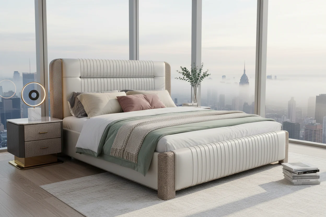 Prestige Grande Leather Bed - Image 5