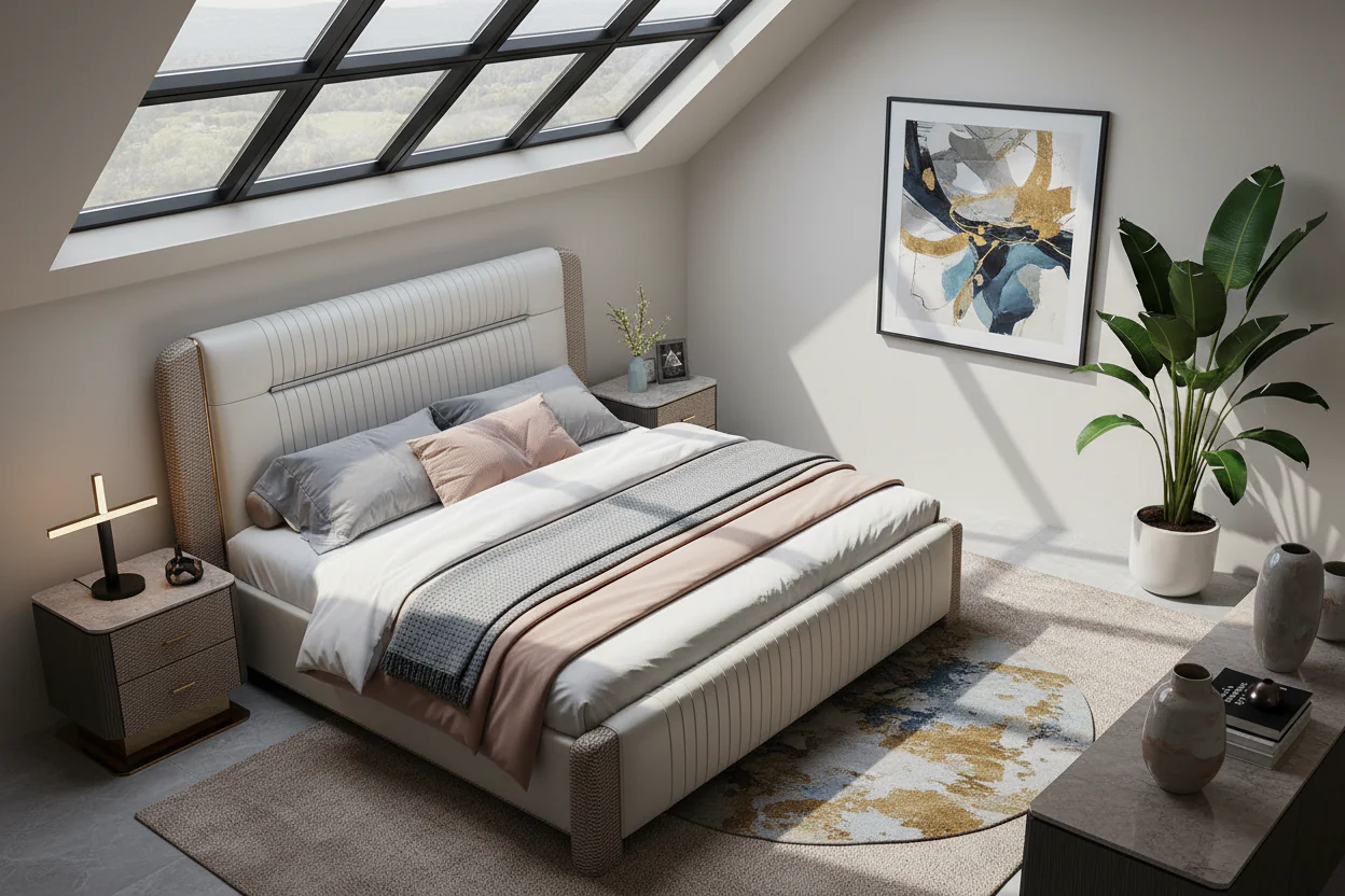 Prestige Grande Leather Bed - Image 7