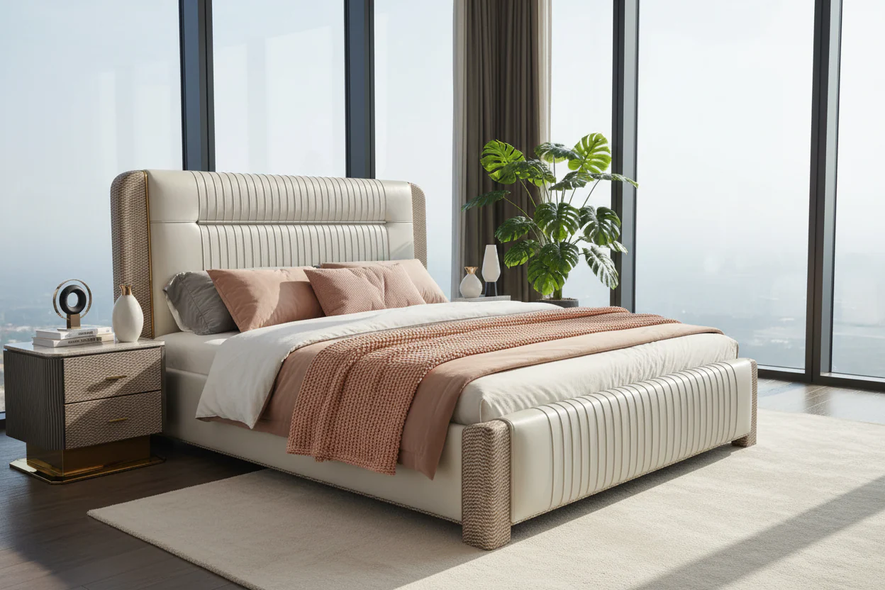 Prestige Grande Leather Bed - Image 8