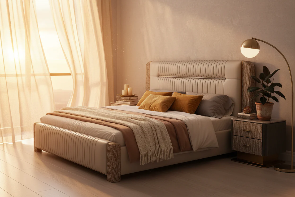 Prestige Grande Leather Bed - Image 9
