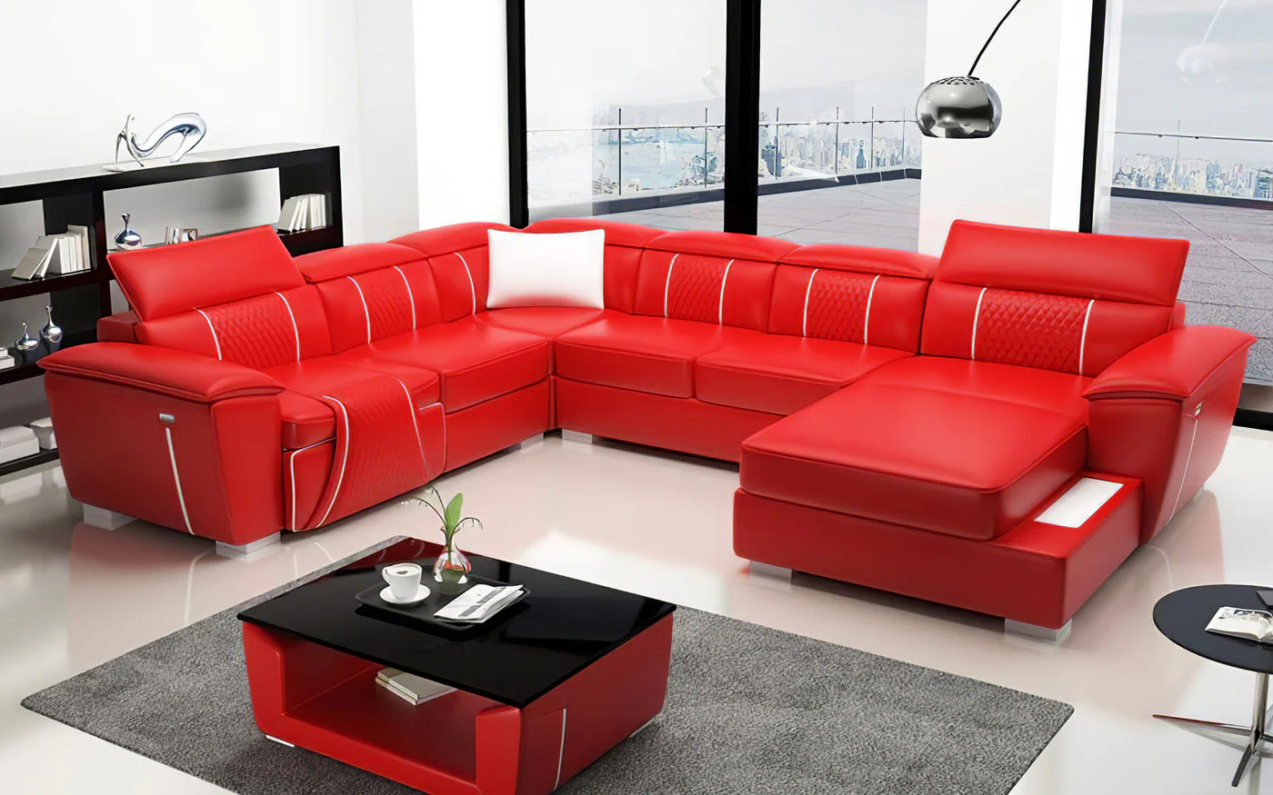 Radiant Luxe Power Recliner Sectional - Image 10