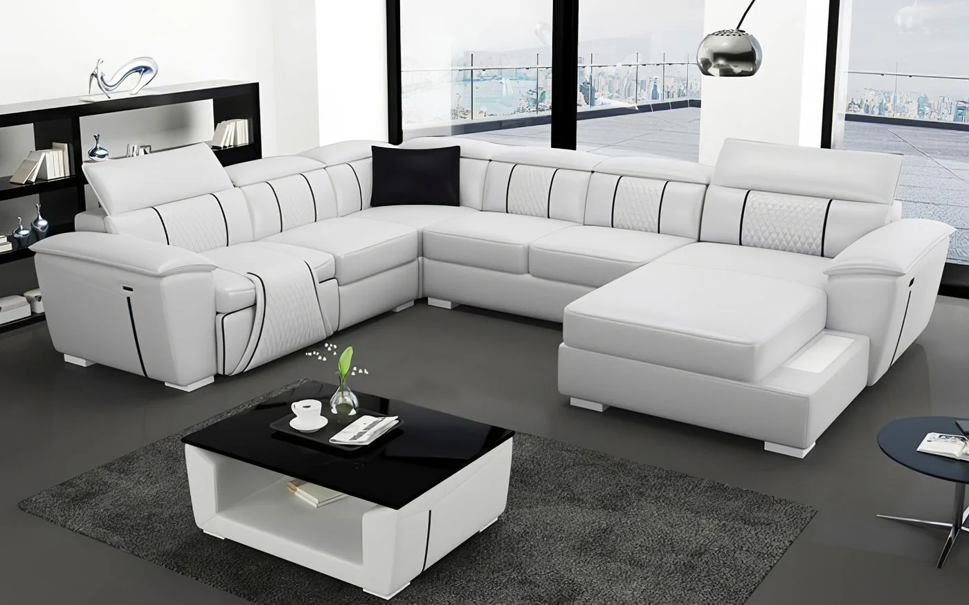 Radiant Luxe Power Recliner Sectional - Image 6