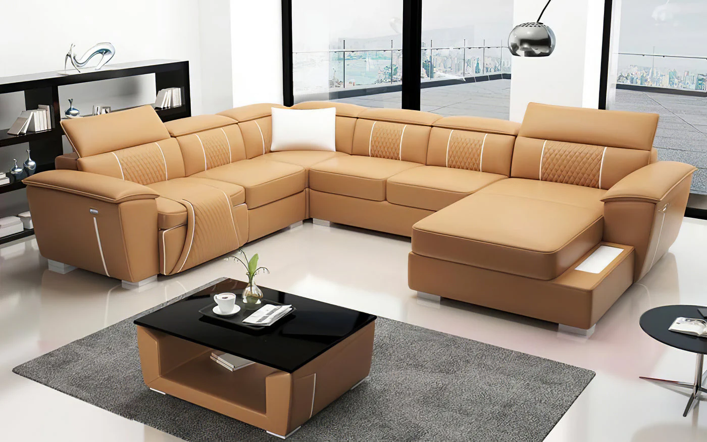 Radiant Luxe Power Recliner Sectional - Image 7