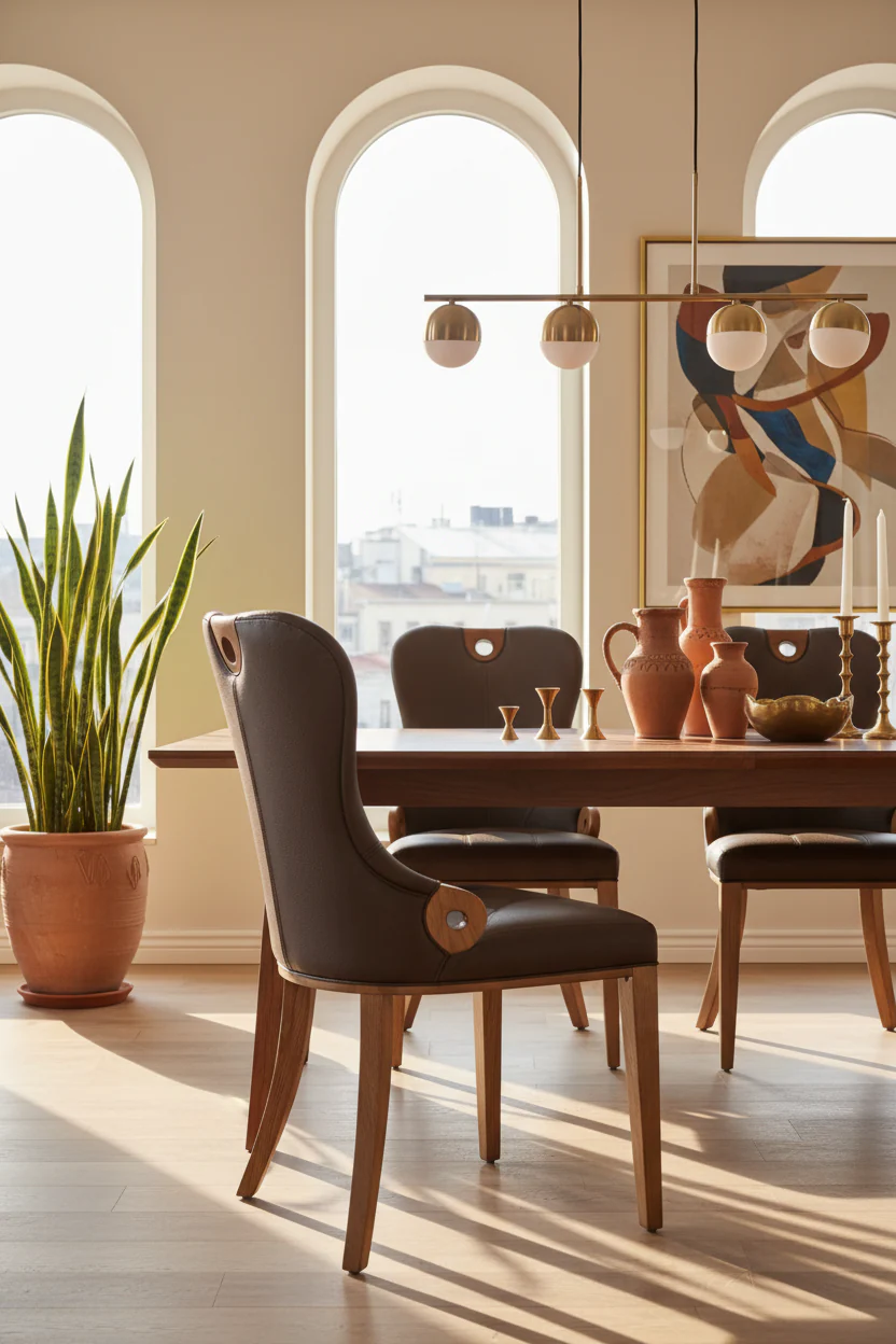 Regal Curve Dining Chair - Image 4