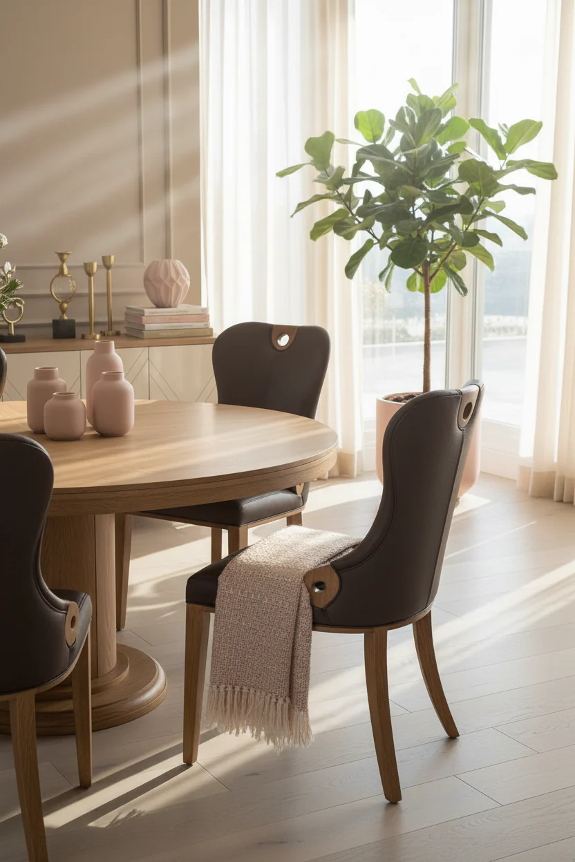 Regal Curve Dining Chair - Image 9