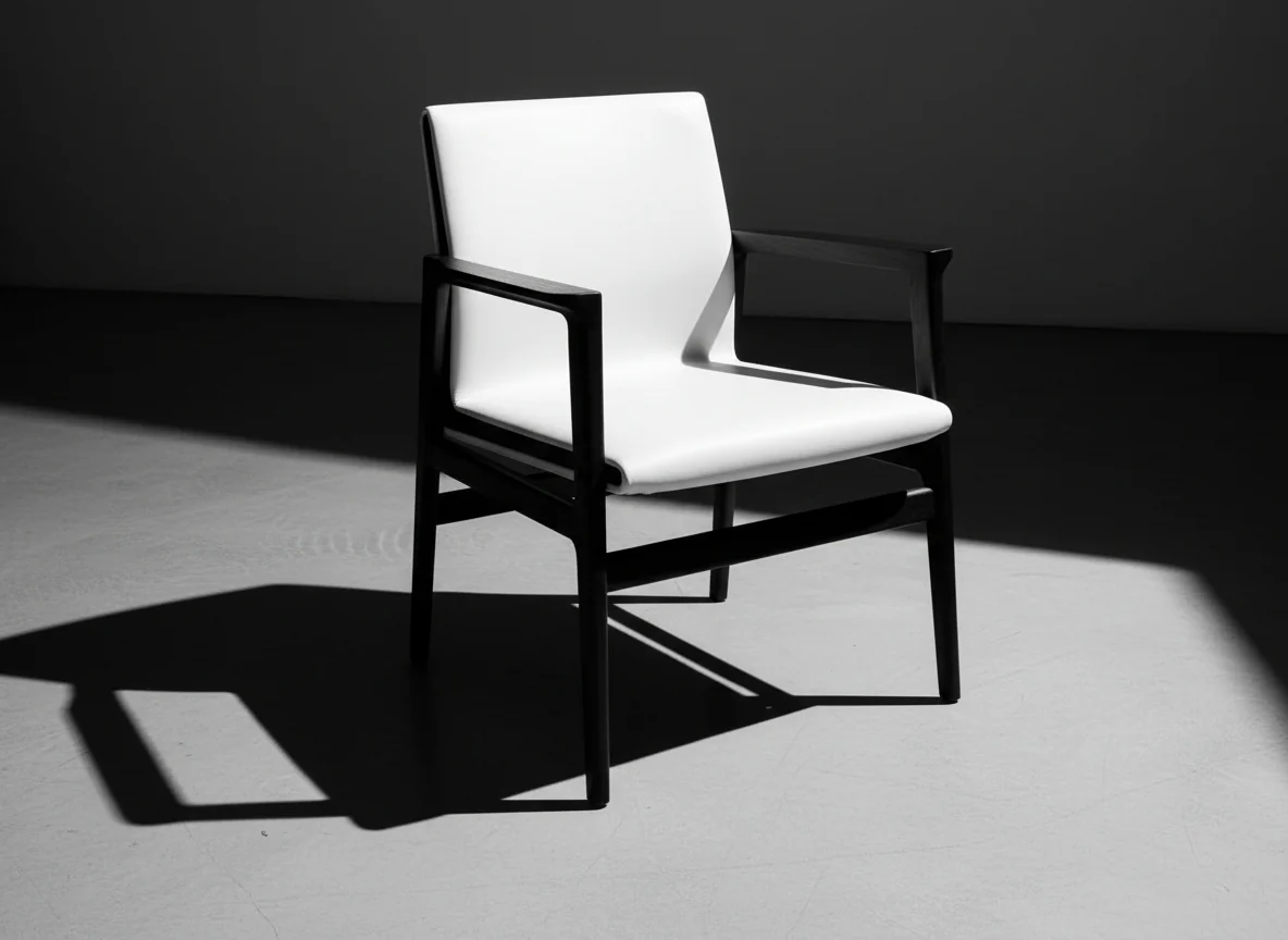 Reeven Modern Armed Dining Chair - Image 6