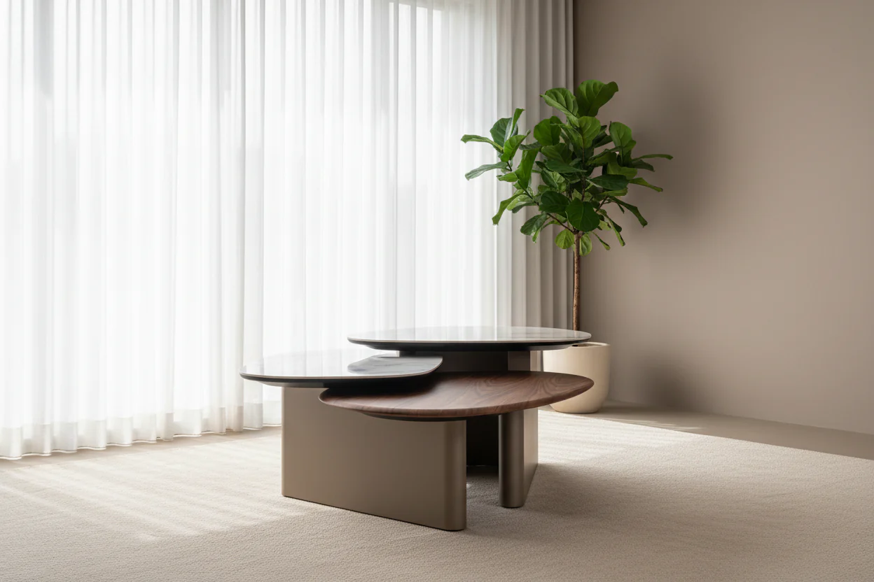 Rippled Water Coffee Table - Image 6