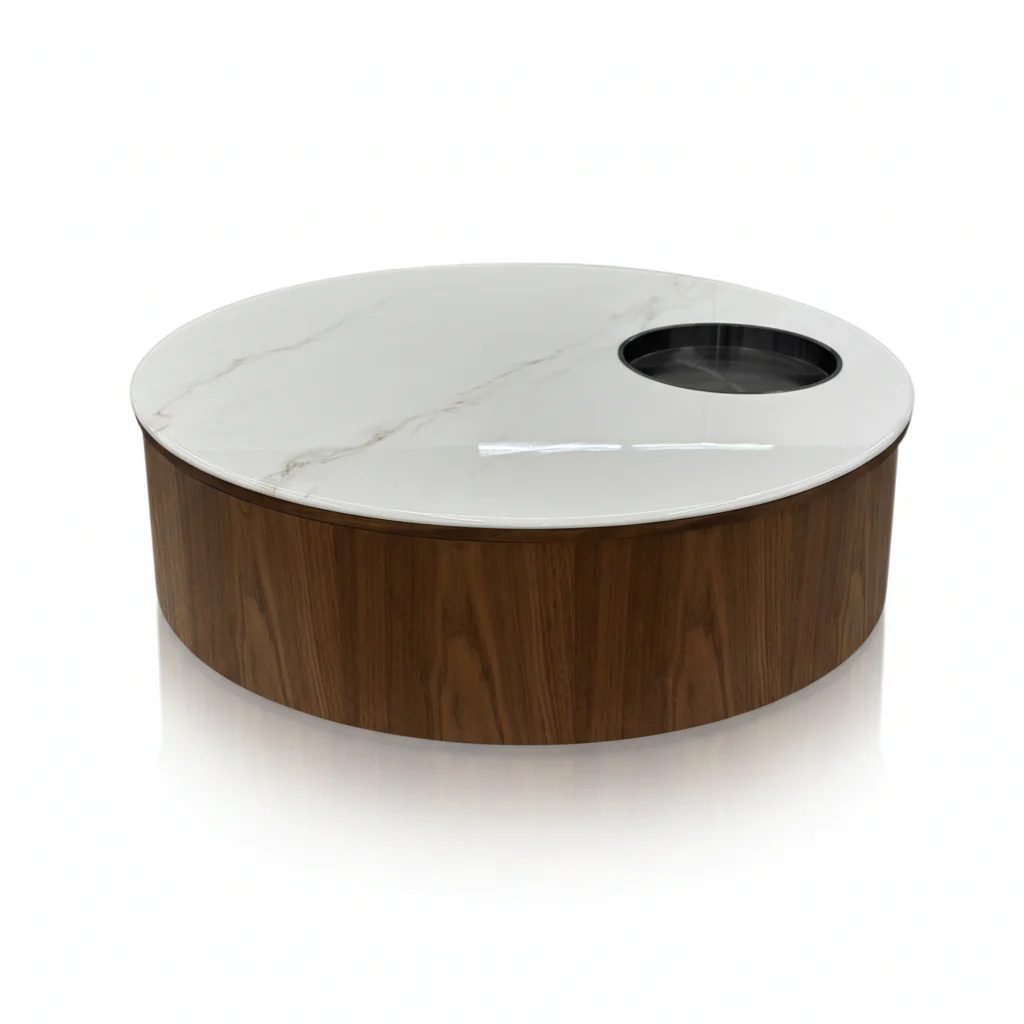 Rivet Marble Coffee Table - Image 13