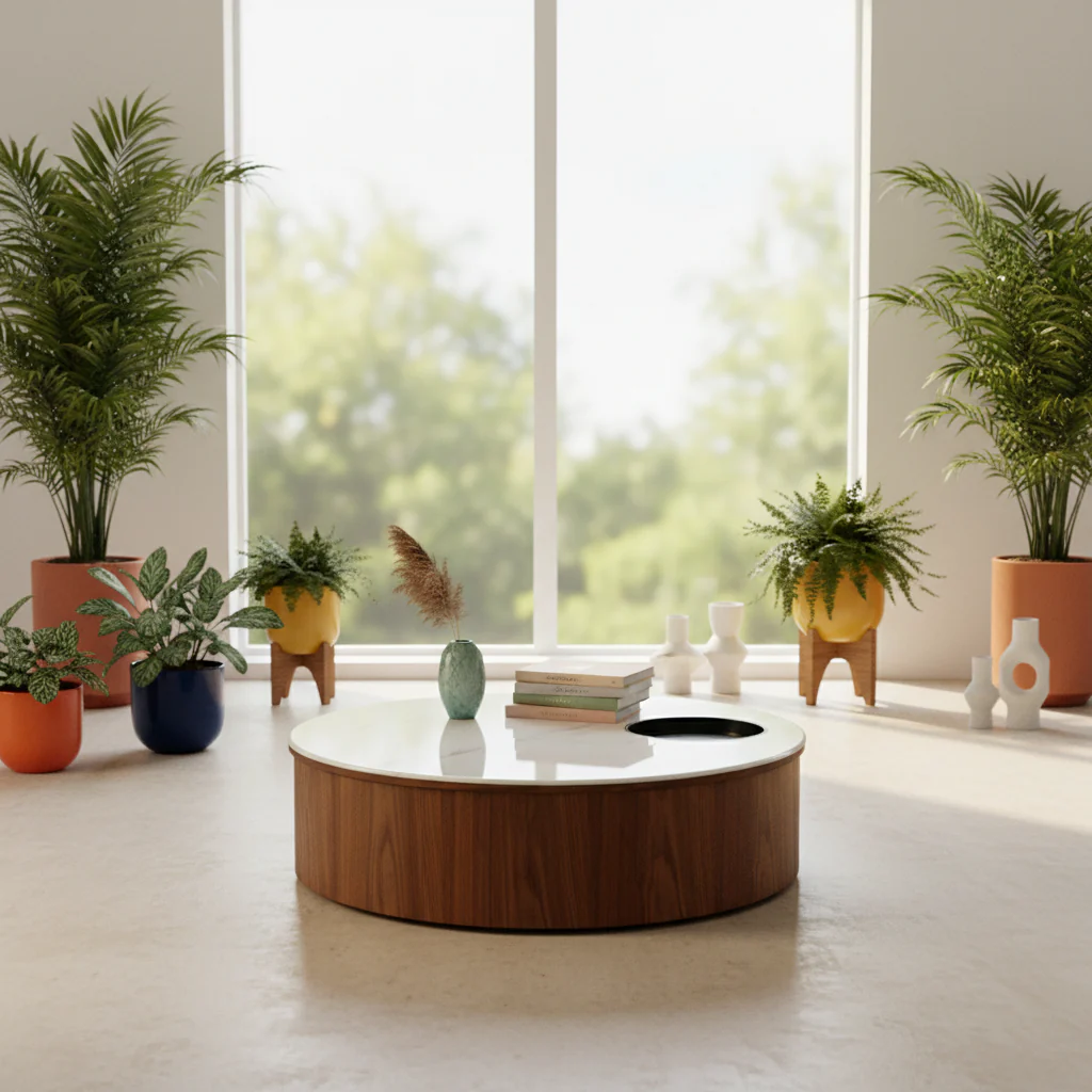 Rivet Marble Coffee Table - Image 2