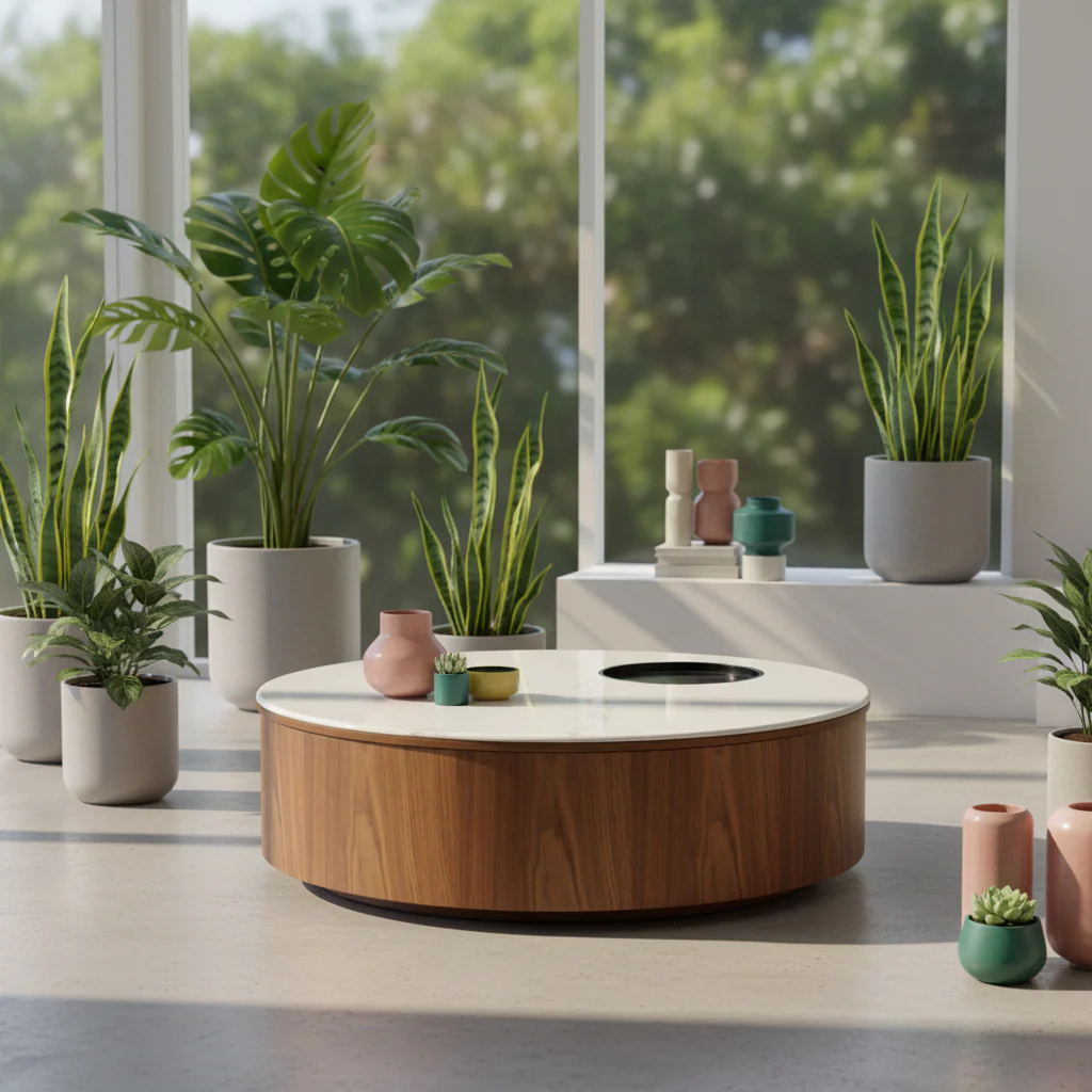 Rivet Marble Coffee Table - Image 5