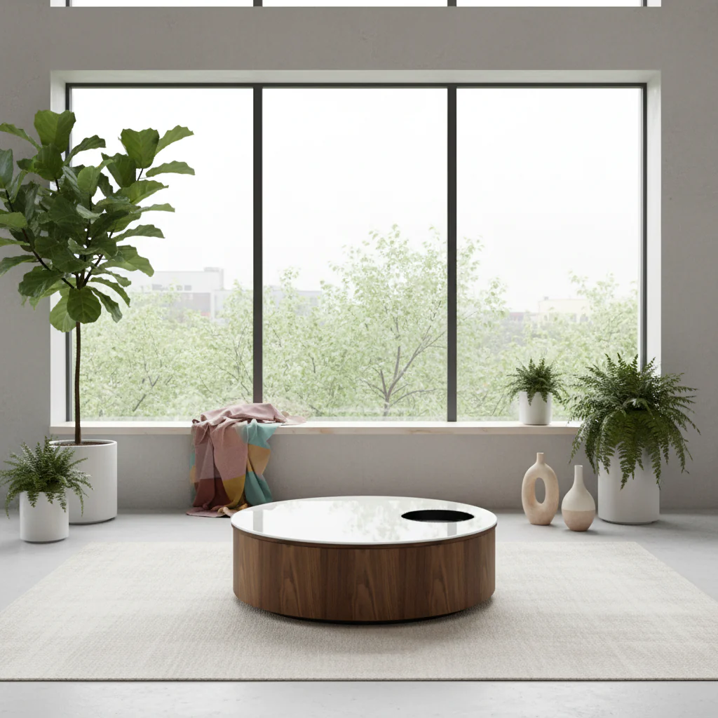 Rivet Marble Coffee Table - Image 6