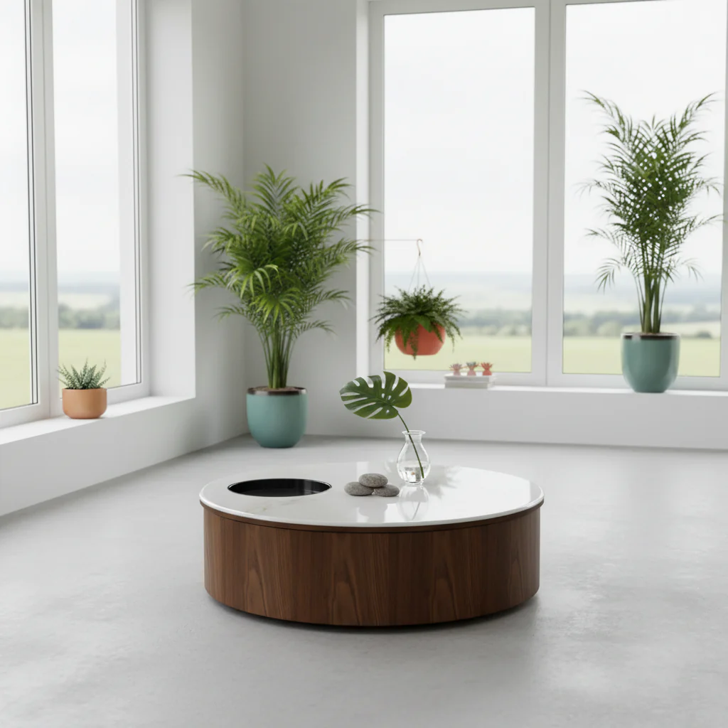 Rivet Marble Coffee Table - Image 7