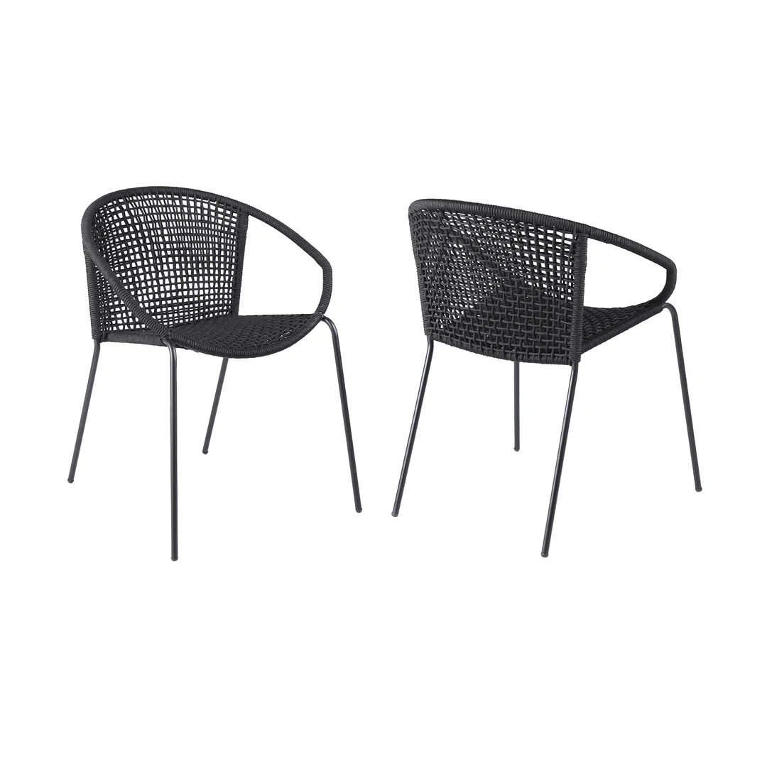 Riviera Woven Outdoor Chairs （Set Of 2） - Image 4
