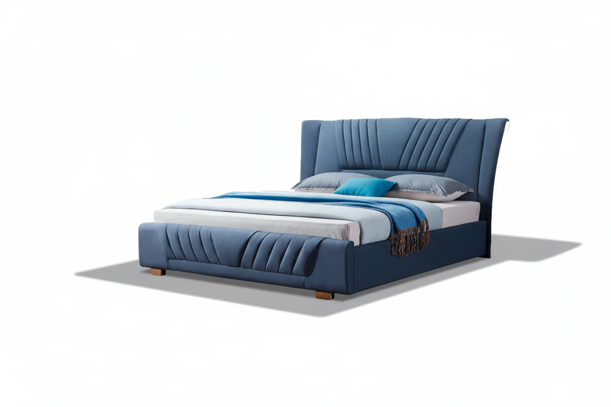 Royal Crown Leather Bed - Image 13