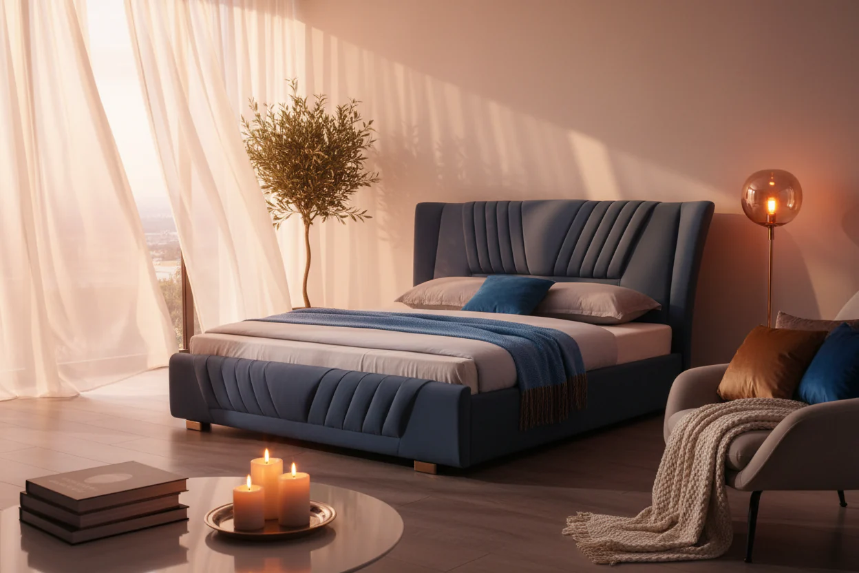 Royal Crown Leather Bed - Image 8
