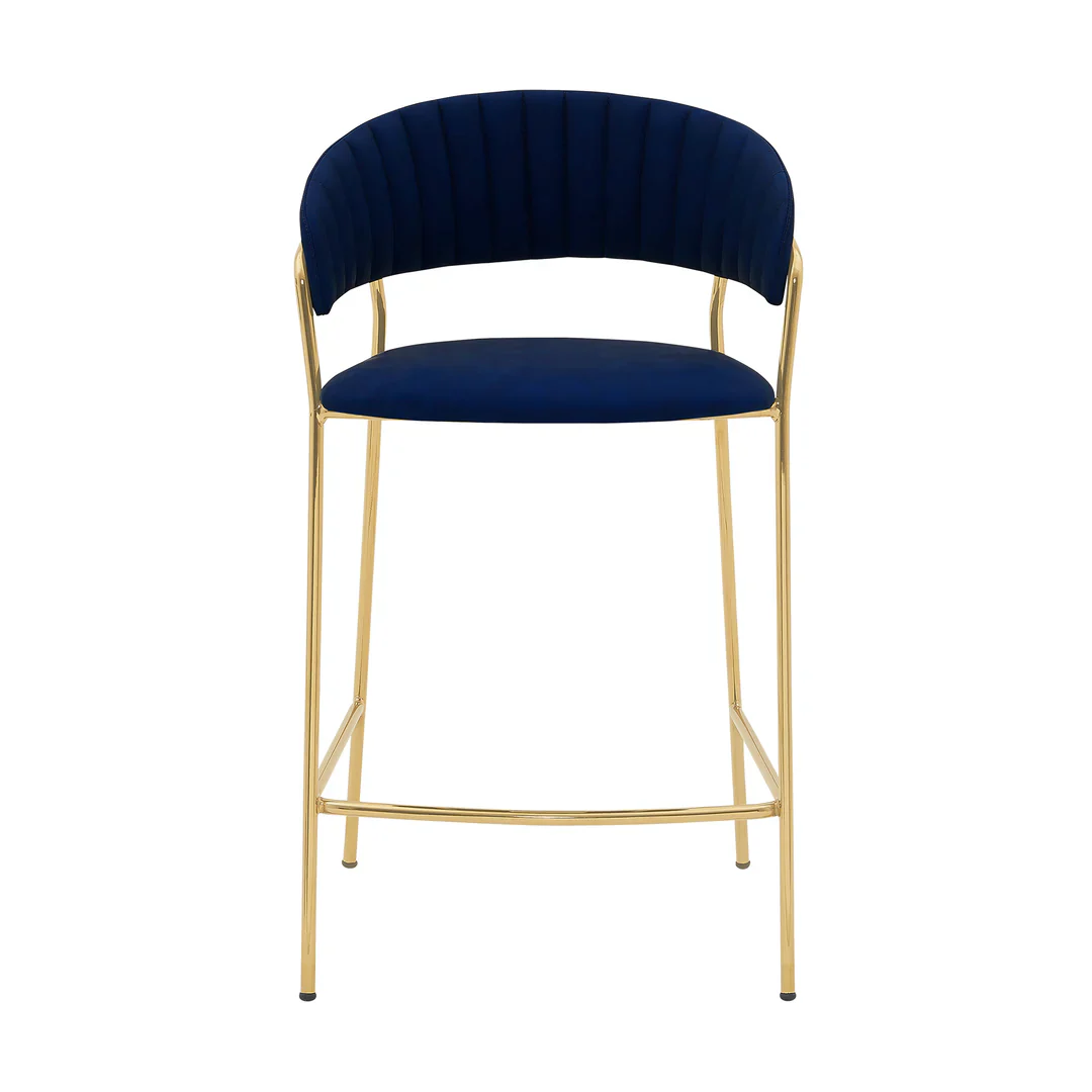 Royale Velvet Bar Stool - Image 2
