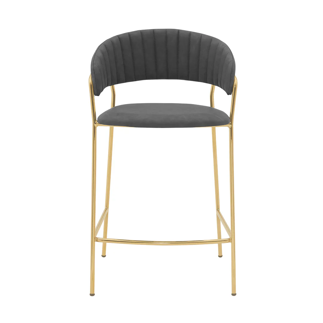 Royale Velvet Bar Stool - Image 5