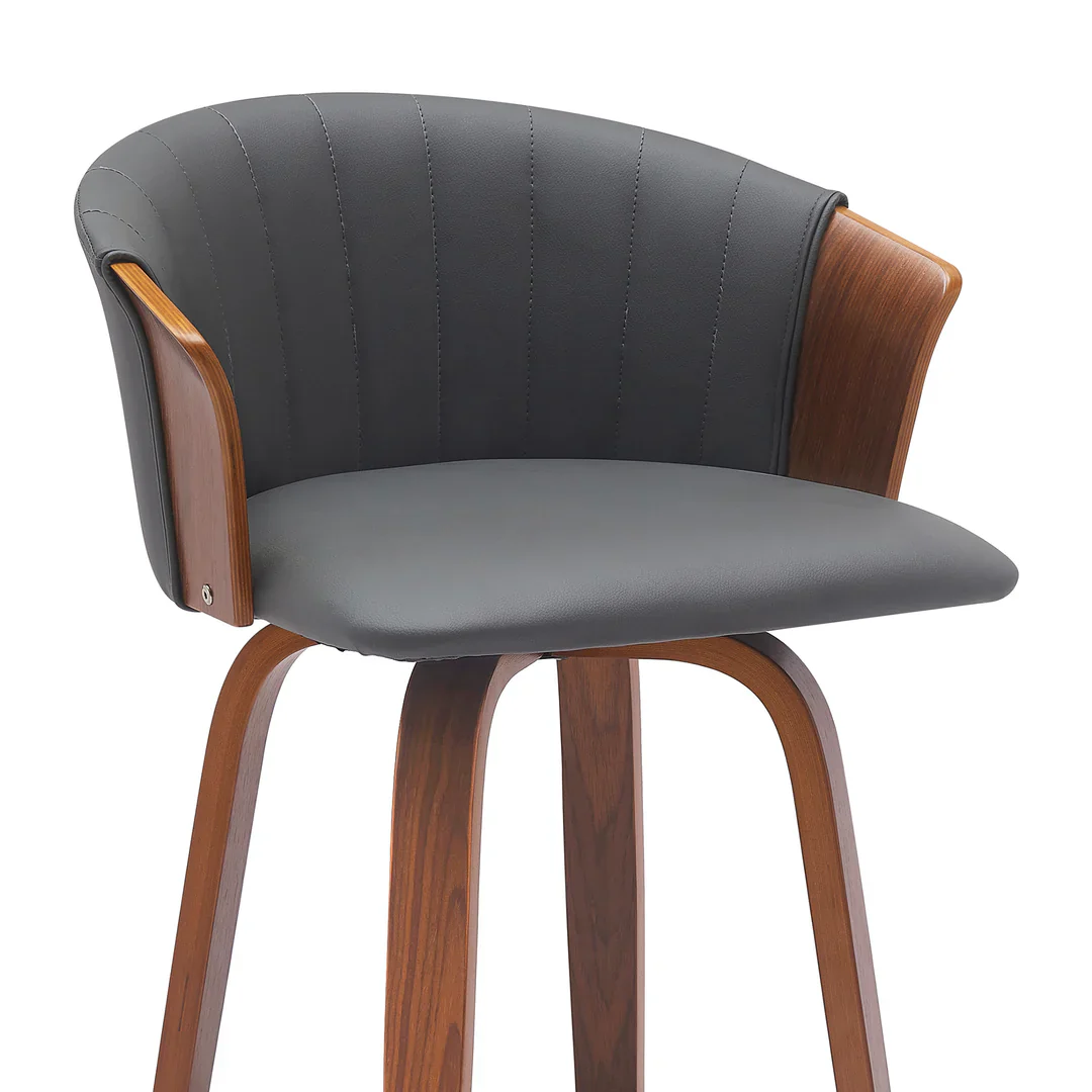 Ruby Modern Upholstered Swivel Bar Stool - Image 10