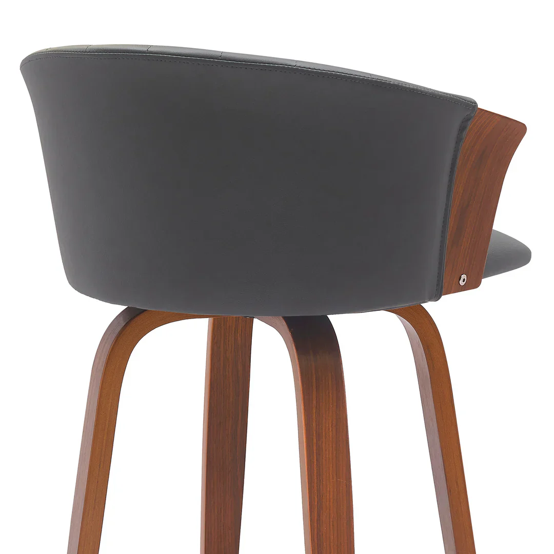 Ruby Modern Upholstered Swivel Bar Stool - Image 11