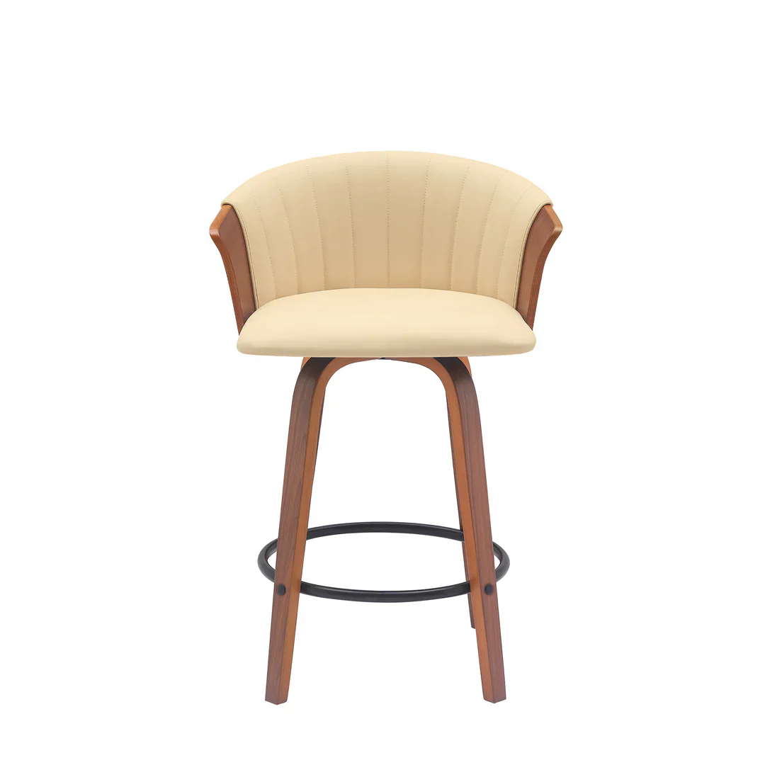 Ruby Modern Upholstered Swivel Bar Stool - Image 13