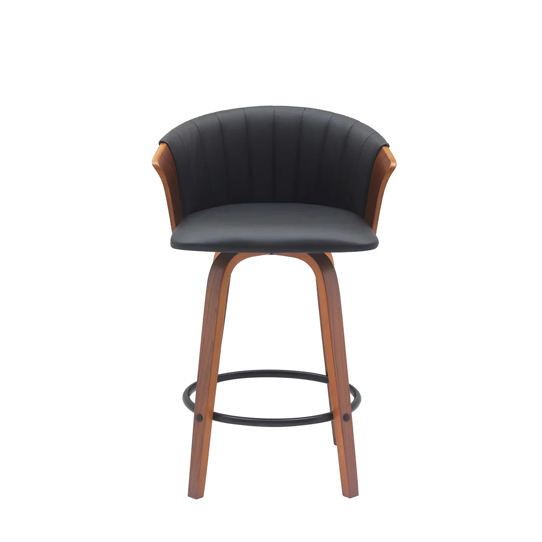 Ruby Modern Upholstered Swivel Bar Stool - Image 6