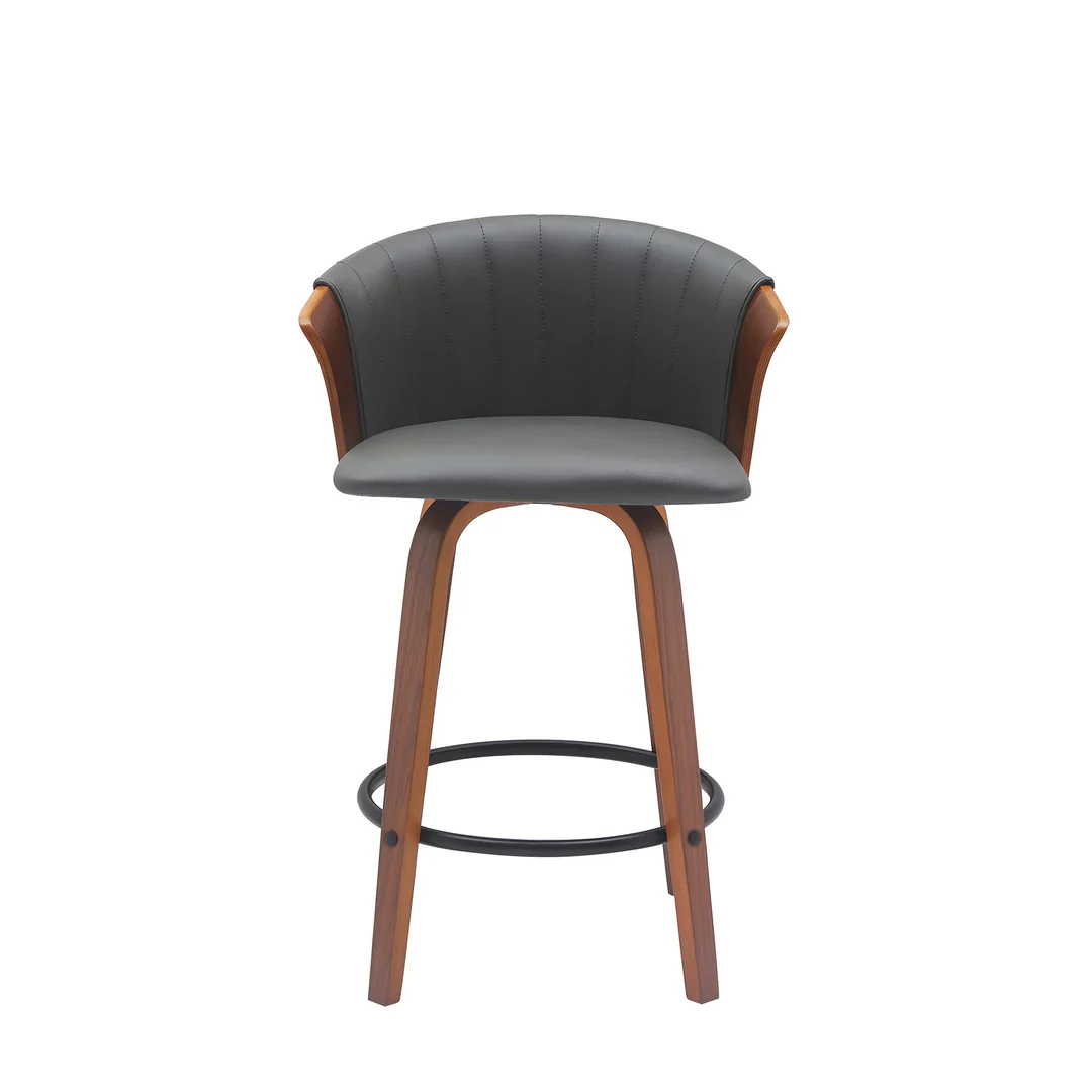 Ruby Modern Upholstered Swivel Bar Stool - Image 9