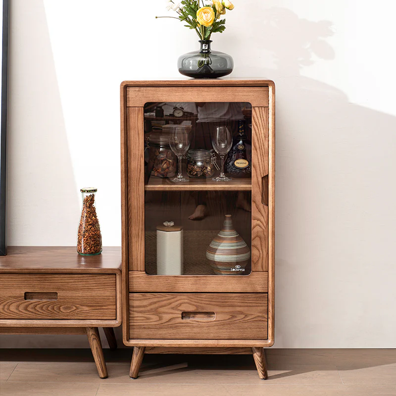 Rustic Charm Display Cabinet - Image 13