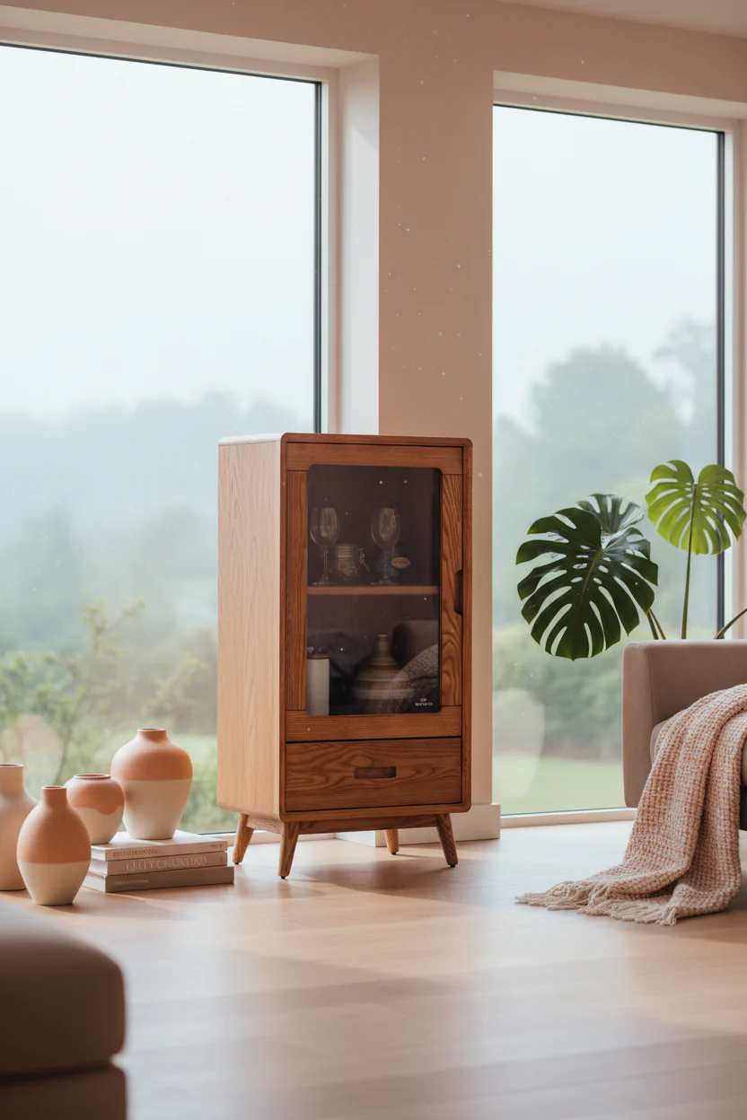 Rustic Charm Display Cabinet - Image 5