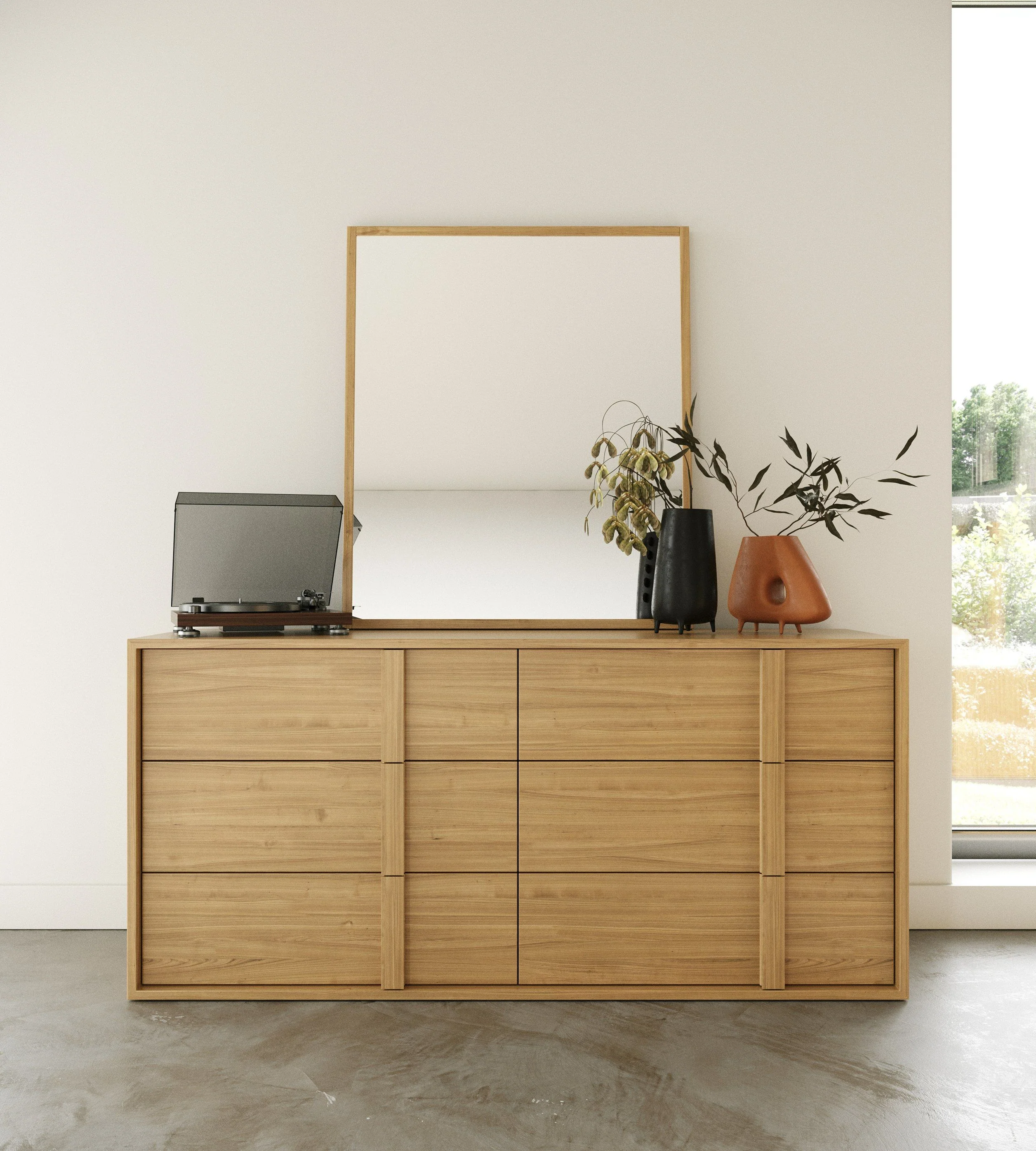 Sable Oak Dresser - Image 4