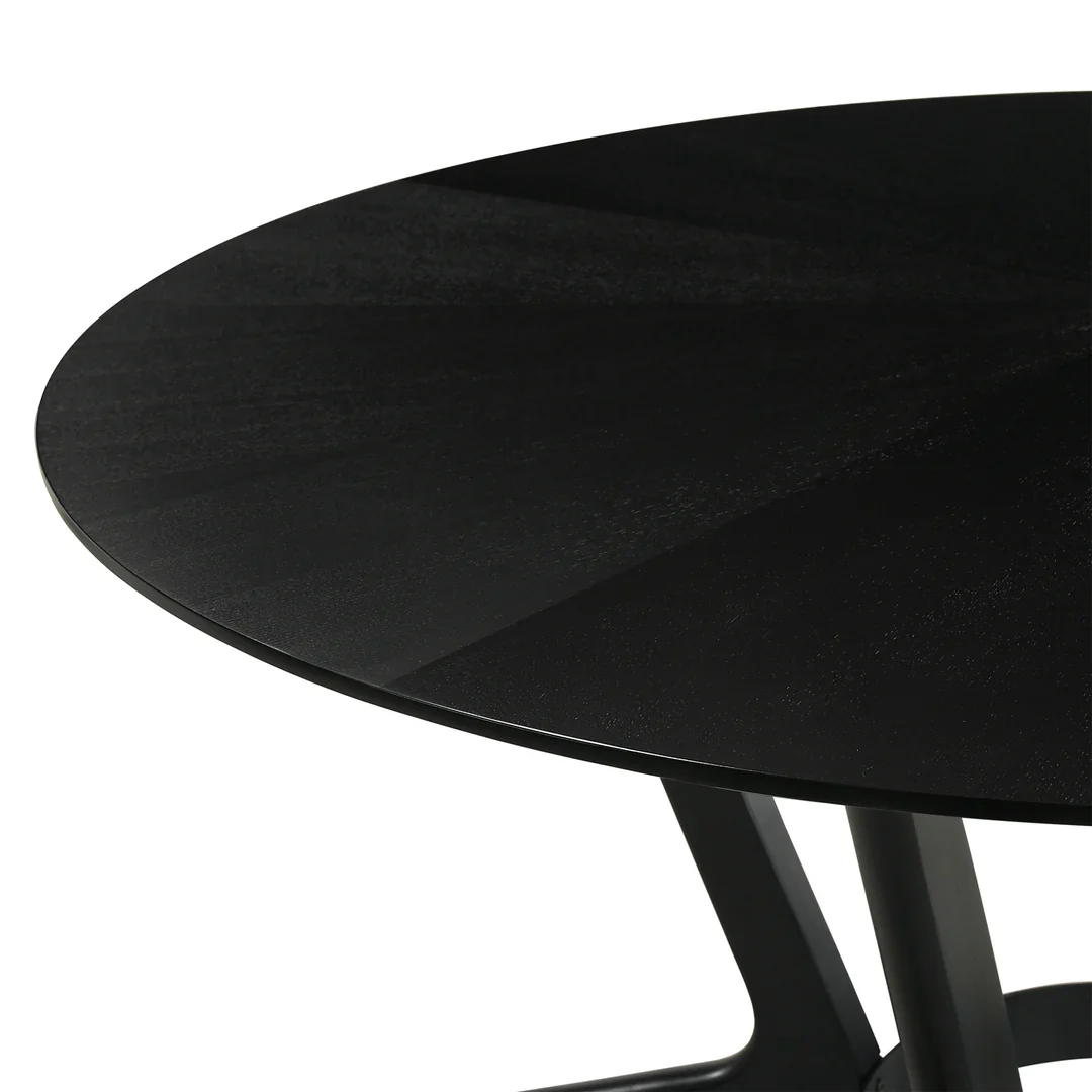 Santana Round Walnut Dining Table - Image 19