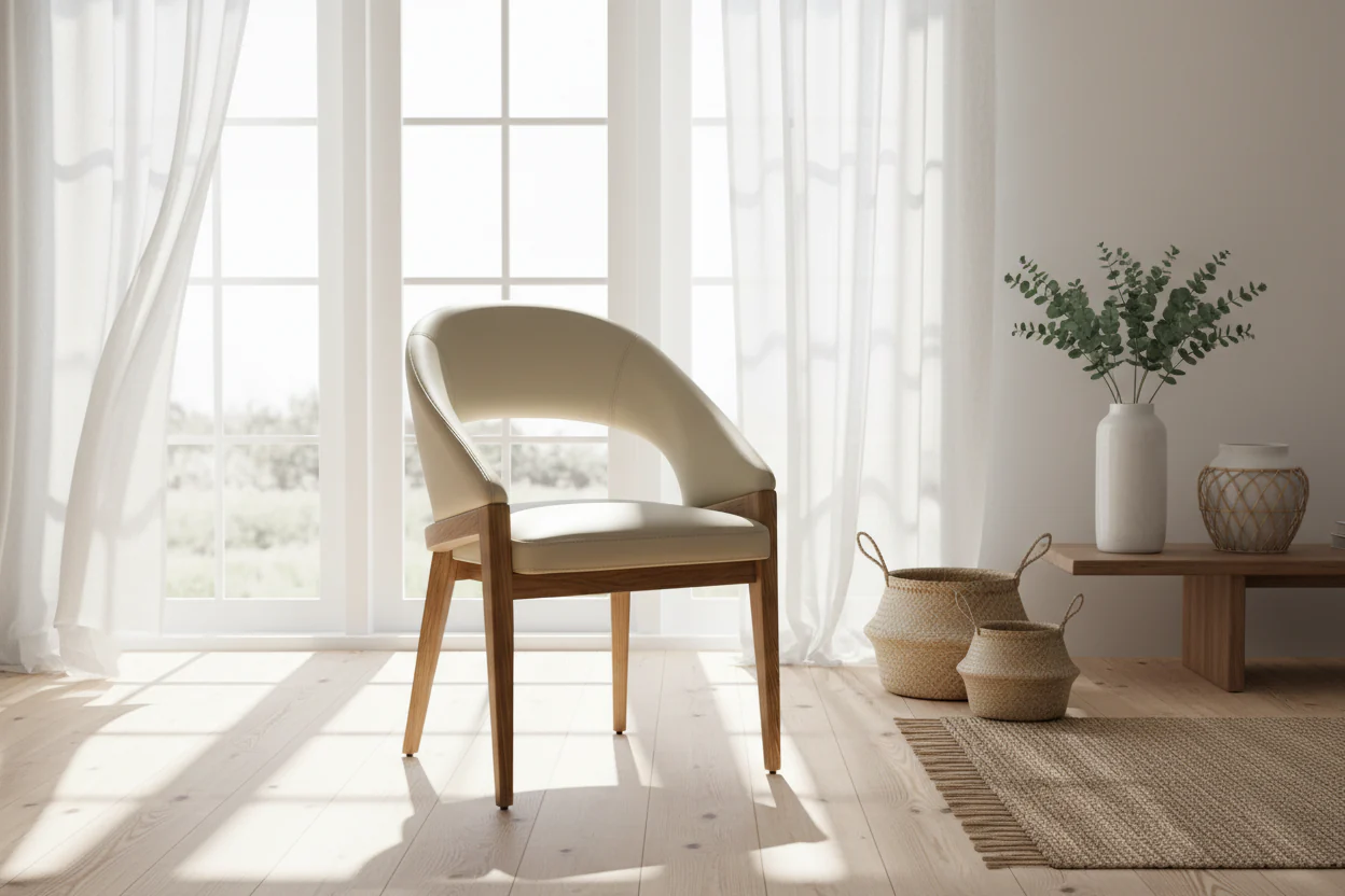 Selma Wood Dining Chair - Image 7
