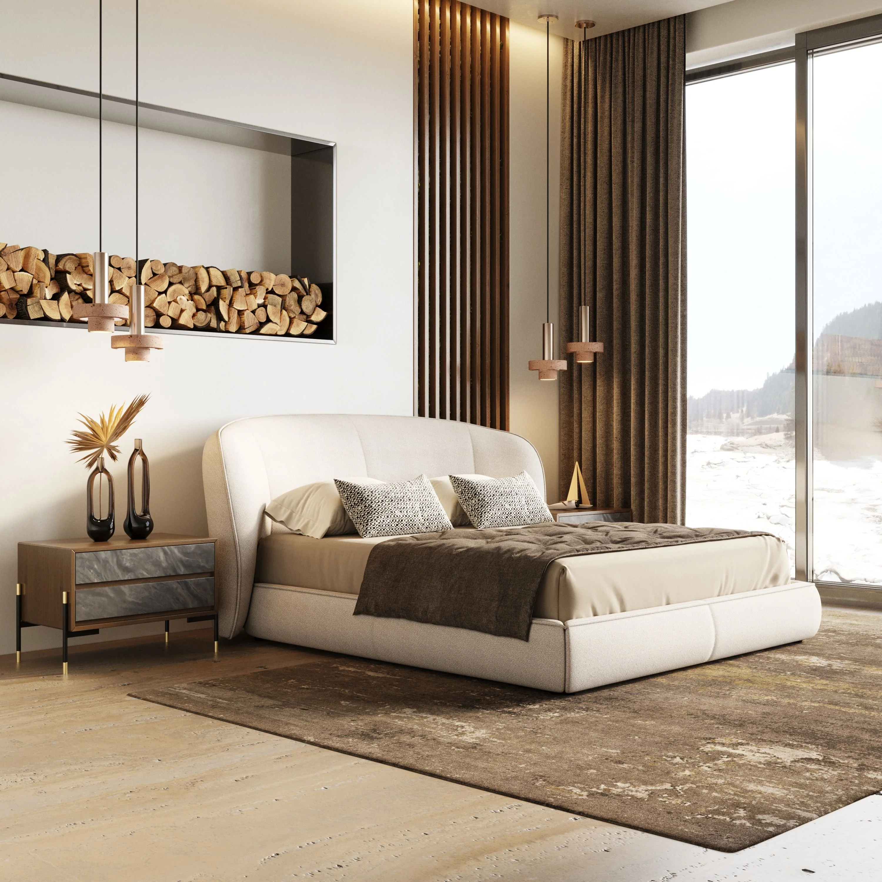 Serenity Curve Bed - Image 9